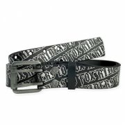 Fox racing Loudmouth Belt Silver, barva černá/stříbrný potisk, velikost XL (40/42)