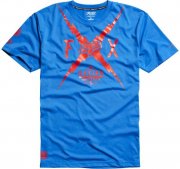 Fox Racing Bolted Ss Tech Tee, technické pánské triko, barva Blue, vel. L 
